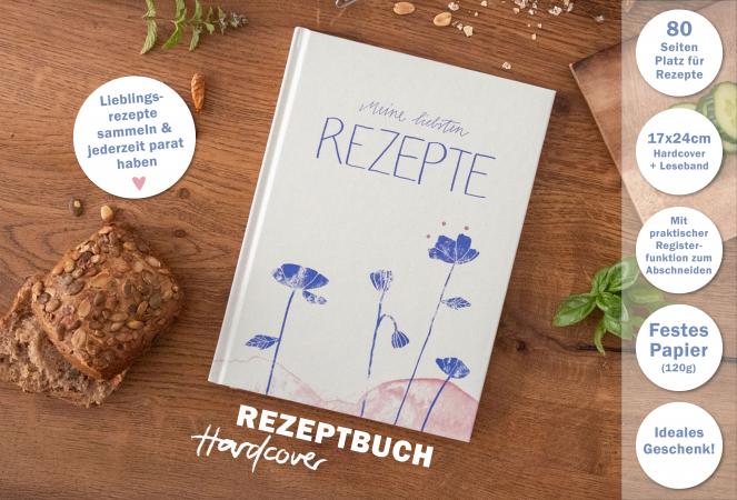 Individuelles Kochbuch zum selbst ausfüllen
